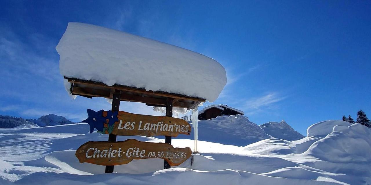 Gite Les Lanfiannes Thorens-Glières Exteriör bild