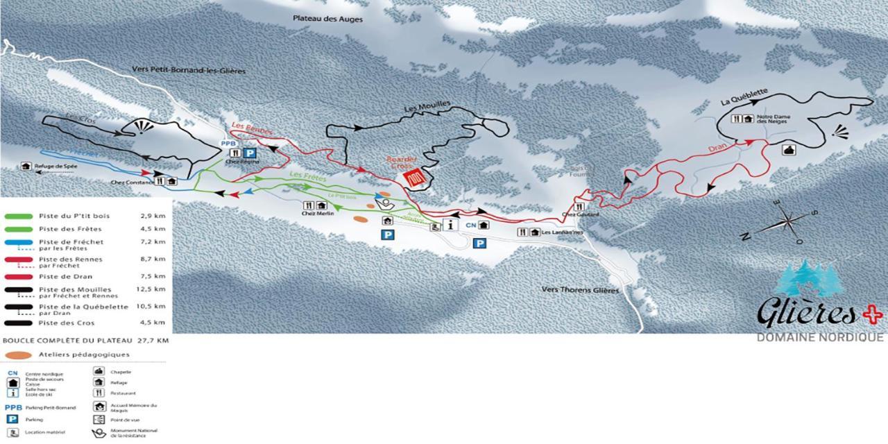 Gite Les Lanfiannes Thorens-Glières Exteriör bild