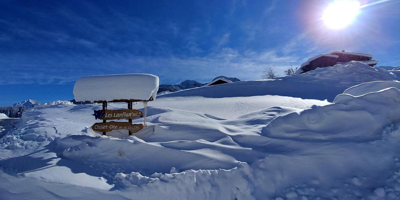 Gite Les Lanfiannes Thorens-Glières Exteriör bild